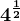4^\frac12