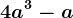 4a^3-a