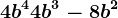 4b^4+4b^3-8b^2
