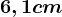 6,1 cm