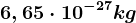 6,65\cdot 10^-27kg