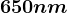 650nm