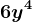 6y^4