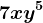 7xy^5