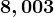 8,003