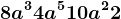 8a^3+4a^5+10a^2+2