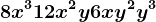 8x^3+12x^2y+6xy^2+y^3