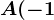 A(-1;-2)