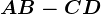 AB-CD