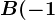 B(-1;-3)
