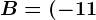 B=(-11;10)