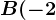 B (-2;-2)