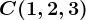 C(1,2,3)