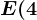 E(4;7)