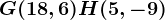G(18,6)H(5,-9)