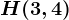 H(3,4)