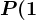 P(1;8)