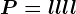 P= l+l+l+l