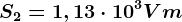 S2=1,13\cdot 10^3Vm