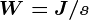 W=J/s