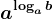 a^\logab