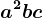 a^2bc