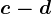 c-d