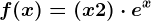 f(x)=(x+2)\cdot e^x