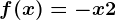 f(x)=-x+2