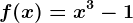 f(x)=x^3-1