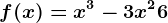 f(x)=x^3-3x^2+6