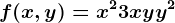 f(x,y)=x^2+3xy+y^2