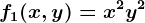 f1(x,y)=x^2+y^2