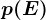 p(E)