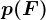 p(F)