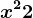 x^2+2