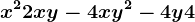 x^2+2xy-4x+y^2-4y+4