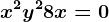 x^2+y^2+8x=0