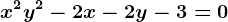 x^2+y^2-2x-2y-3=0