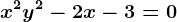 x^2+y^2-2x-3=0