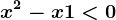 x^2-x+1<0