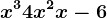 x^3+4x^2+x-6