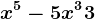 x^5-5x^3+3