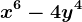x^6-4y^4