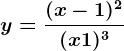y=\frac(x-1)^2(x+1)^3