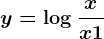 y=\log\fracxx+1