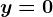 y=0