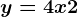 y=4x+2