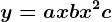 y=ax+bx^2+c
