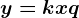 y=kx+q